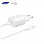 Samsung EP-TA800 25W PD 3.0 &uuml;likiire C-t&uuml;&uuml;pi pistik 3A kiirlaadija + C-t&uuml;&uuml;pi kaabel valge (EU blister)