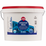 Emailv&auml;rv, fassaadile/universaalsed/akendele Vivacolor Universal Akva Matt, matt, 9 l, valge v.