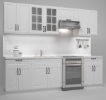 K&ouml;&ouml;gikomplekt Michella, valge v., 2.6 m