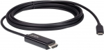 Kaabel Aten HDMI - USB-C HDMI, USB-C, 2.7 m, must v.