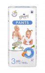 P&uuml;ksm&auml;hkmed Happy Pants Midi, 3 suurus, 6 - 11 kg, 48 tk