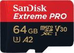 M&auml;lukaart SanDisk Extreme Pro, 64 GB, 200 Mb/s - 90 Mb/s