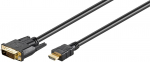 Juhe MicroConnect HDMI to DVI-D HDMI male, DVI-D male, 5 m, must