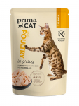 Kassi m&auml;rgtoit Prima Cat Poultry, linnuliha, 0.085 kg