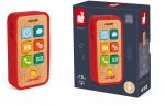 M&auml;nguasi telefon Janod Sound, 12 cm, EN, pruun v./punane v.