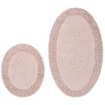 Vannitoamattide komplekt Foutastic 394ANR1349, heleroosa v., 60 cm x 100 cm