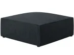Tumba Micadoni Home Ruby, must v., 93 cm x 93 cm x 40 cm