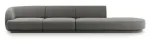 Diivan Micadoni Home Miley Velvet, helehall v., parem, 302 x 85 cm x 74 cm