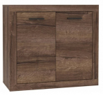 Kummut Forte Trass TRAK221-D53, tume tamm, 41.3 cm x 92.9 cm x 85.3 cm