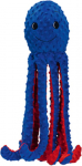 M&auml;nguasi koerale, pehme Beeztees Octopus Amy, 56 cm, sinine v./punane v., 56