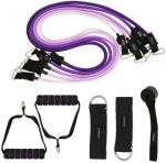 Takistuskumm Springos Resistance Band Set, 128 cm x 1.2 cm x 1.2 cm, must v.