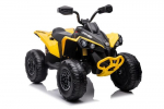 Laste elektriline ATV Lean Toys Quad CAN-AM Renegate, kollane v.