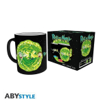 Tass ABYstyle Rick and Morty, must v./mitmev&auml;rviline, 320 ml