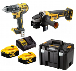 Juhtmevaba t&ouml;&ouml;riistakomplekt koos akuga Dewalt DCK2020P2T-QW, 18 V, 5 Ah
