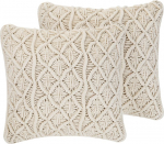 Dekoratiivne padi Beliani Goreme, beež v., 45 cm x 45 cm, 2 tk