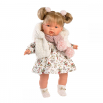 Nukk - v&auml;ikelaps aksessuaaridega Llorens Joelle 13852, 38 cm, valge