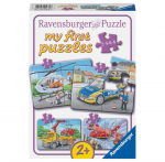 Pusle Ravensburger My First Puzzles Emergency Vehicles 4in1, 20 tk, mitmev&auml;rviline