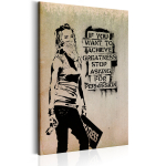 Reproduktsioon Artgeist Graffiti Slogan by Banksy N4242XSPWD, 20 cm x 30 cm