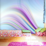 Fototapeet Artgeist Rainbow abstract background XLFTNT0030, 193 cm x 250 cm