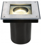 S&uuml;vistatav v&auml;lisvalgusti SLV Dasar 70, 35W, GU10, IP67, roostevaba teras v., 13 cm x 12 cm