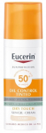 P&auml;ikesekaitsegeel-kreem tooted n&auml;ole Eucerin Sun Protection Oil Control Tinted SPF50+, 50 ml