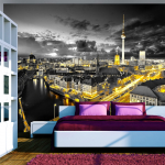 Fototapeet Artgeist Berlin At Night SNEW010324SAM, 70 cm x 70 cm