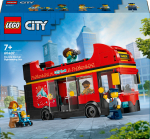 Konstruktor LEGO&reg; City Punane kahekordne turistibuss 60407, 384 tk