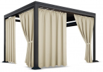Paviljoni kardin, 155 cm x 240 cm, beež v.