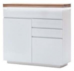 Kummut MCakcent Romina 2D/3SZ, valge, 40 cm x 120 cm x 114 cm