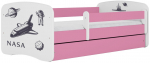 Lastevoodi Kocot Kids Babydreams NASA, roosa v., 70 x 140 cm, ilma voodipesukastita, ilma madratsita
