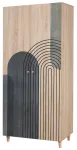 Riidekapp Kalune Design Lidya 973, pruun v., 52 cm x 90 cm x 192 cm