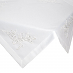 Laudlina ruudukujuline Bari, valge, 85 x 85 cm