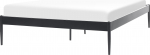 Voodipeats poolteist istekohta Beliani Vaurs, 140 x 200 cm, must v., ilma madratsita