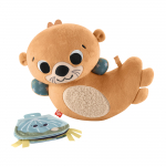 M&auml;nguasjade komplekt v&auml;ikelastele Mattel Fisher Price Sensimals Animal Activity Plush Otter, oranž v.