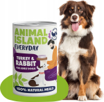 M&auml;rg koeratoit Animal Island Everyday Turkey & Rabbit, 0.4 kg