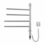 Elektriline r&auml;tikuradiator Thermoval TVX AR 60 Nordic, kroom, 49 cm x 64 cm, 37 W