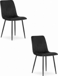 Toolide komplekt Leobert Lava, matt, must v., 40 cm x 45 cm x 86 cm, 2 tk