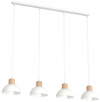 Valgusti rippuv Emibig Seco 1394/4, E27, 4 x 15 W, valge v.