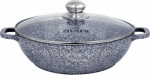 Kastrul Zilner Marble Wok, 28 cm, 3.3 l, hall v.
