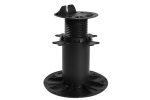 Reguleeritav pjedestaal terrassilaudade jaoks, 170 - 270 mm, plastik, 13 cm x 13 cm, must v.