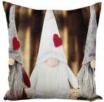 J&otilde;ulu dekoratiivne padjakate JCLA-50, pruun/valge/hall, 40 cm x 40 cm