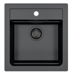 K&ouml;&ouml;givalamu Alveus Atrox 20, graniit, 50 cm x 47 cm x 19.5 cm, must