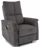 Allalastava seljatoega tugitoolid Neptun Brego, tumehall v., 94 cm x 76 cm x 96 cm