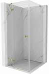 Du&scaron;ikabiin Mexen Lunar 834-070-070-50-00-L, ruudukujuline, aluseta, 70 cm x 70 cm x 200 cm