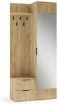 Esiku kapp Coral, tamm v., 100 cm x 45 cm x 202.5 cm