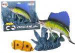 Kujukeste komplekt, koos tarvikutega, kala Lean Toys Ocean Sea World, mitmev&auml;rviline