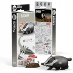 3D-pusle Badger, 23 cm x 8 cm, 35 tk, hall v.