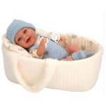 Nukk - imik koos tarvikutega Arias Elegance AR50893, 33 cm, valge v.