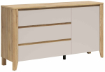 Kummut Sawira II, ka&scaron;miir v./mauvella oak v., 90 cm x 161 cm x 42.5 cm