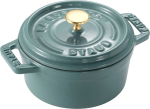 Emailitud malmpott Staub Mini Cocotte 1025315, &Oslash;10 cm, 0.25 l, roheline v.
